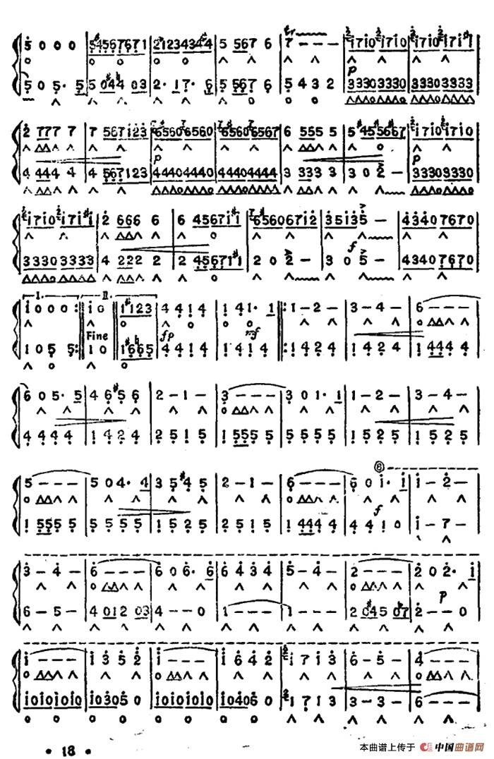 归友进行曲（二重奏）