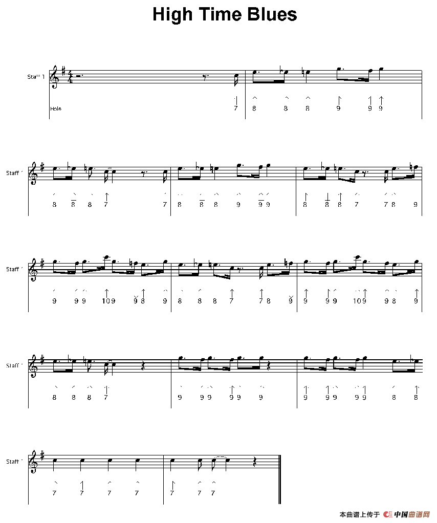 High Time Blues（布鲁斯）