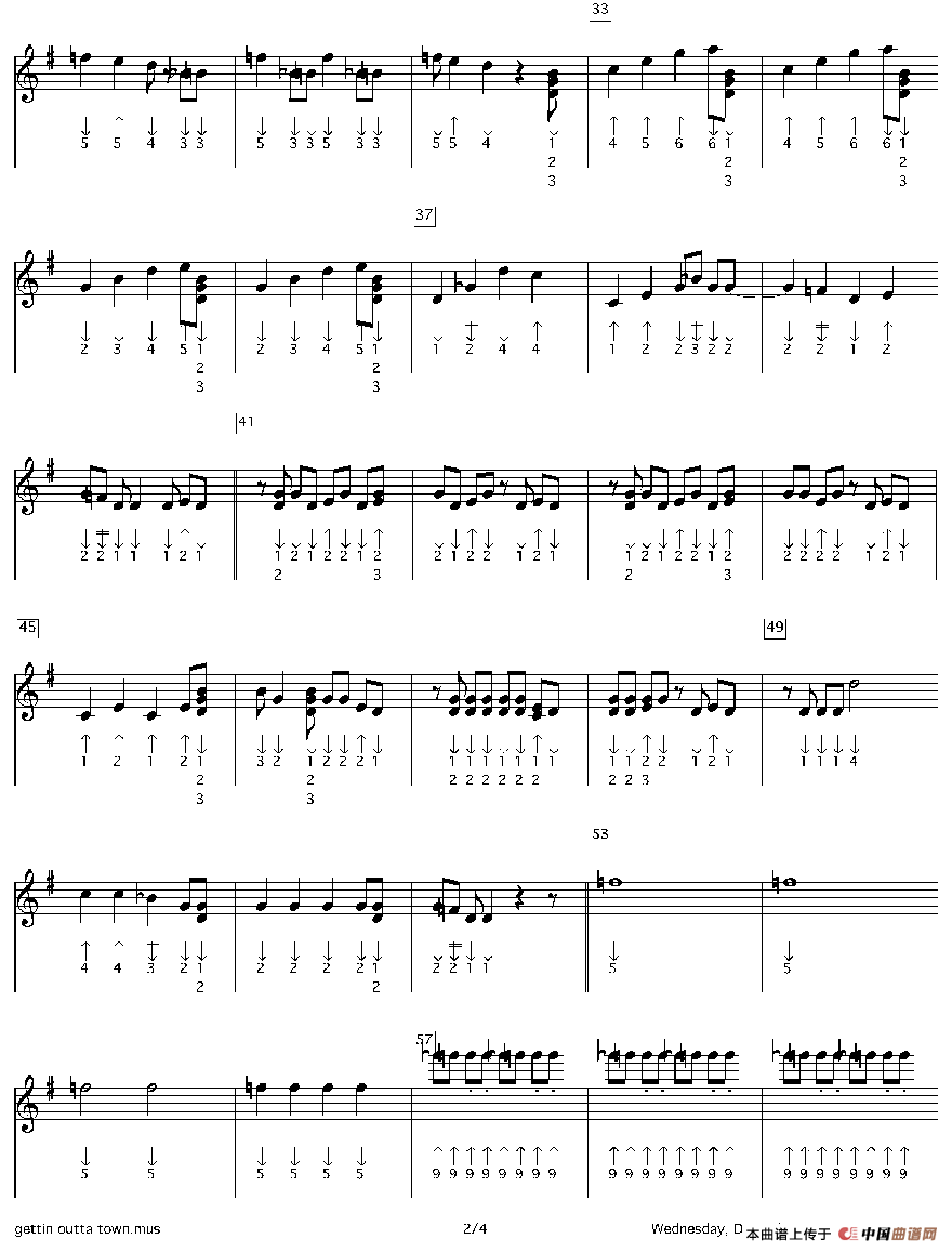 Gettin Outta Town（告别小镇）（布鲁斯）