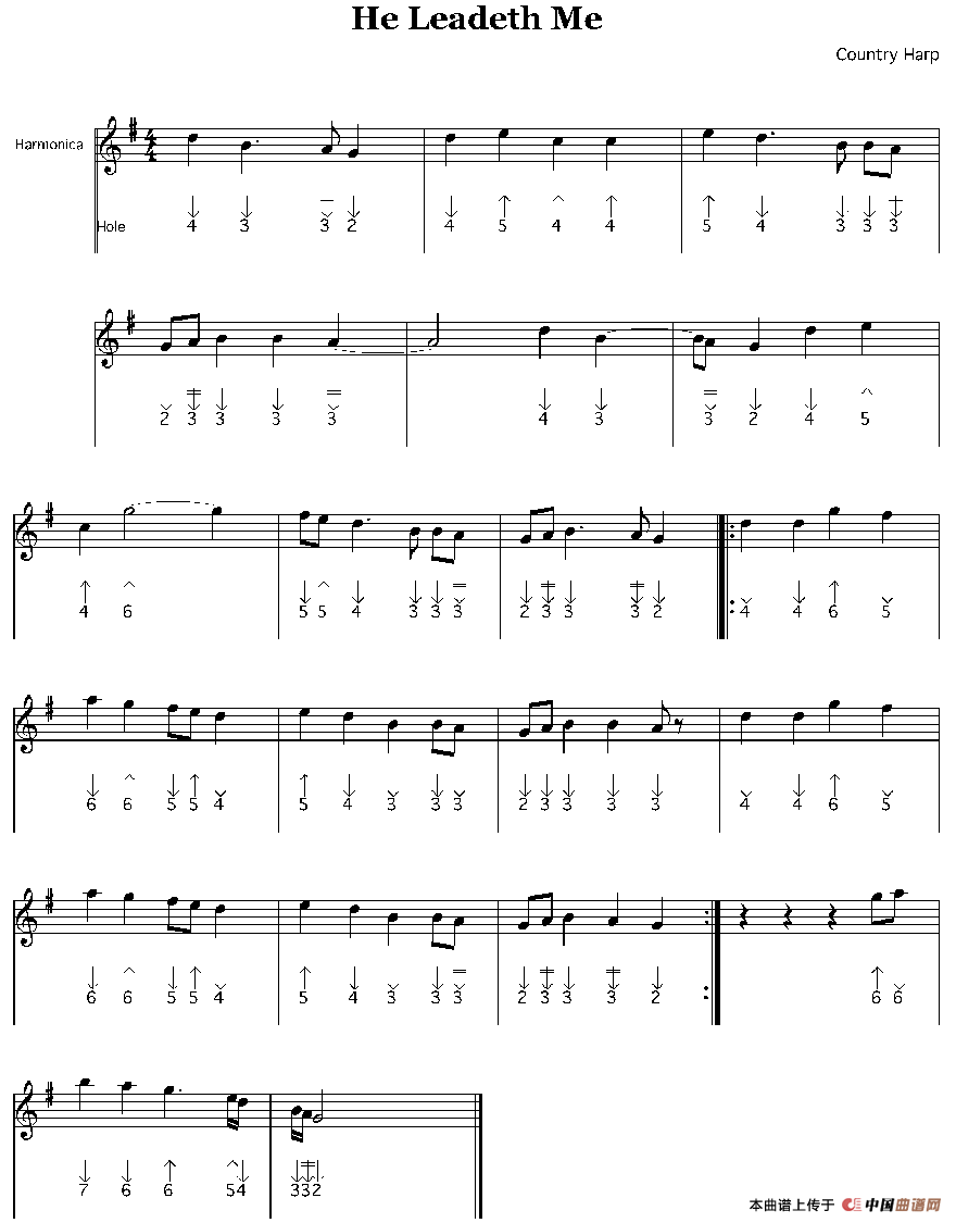 He Leadeth Me（布鲁斯）