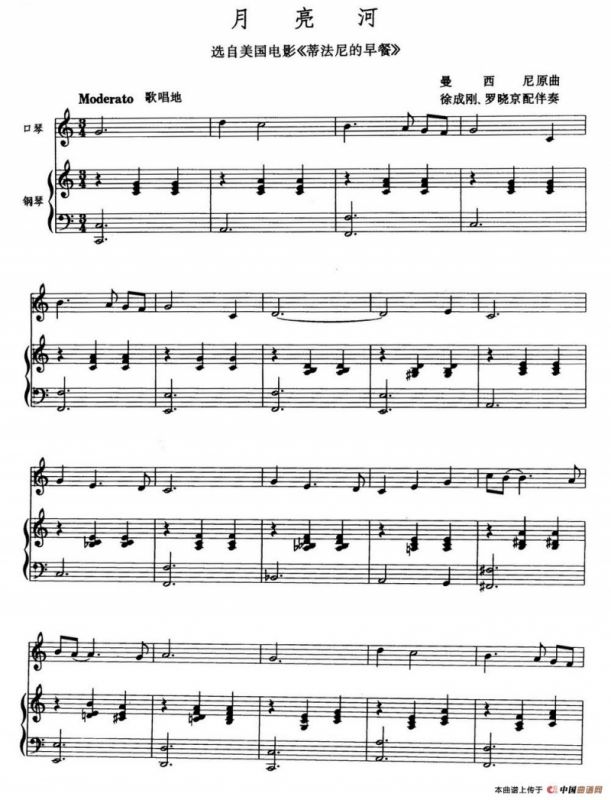 月亮河（徐成刚 罗晓京配伴奏）