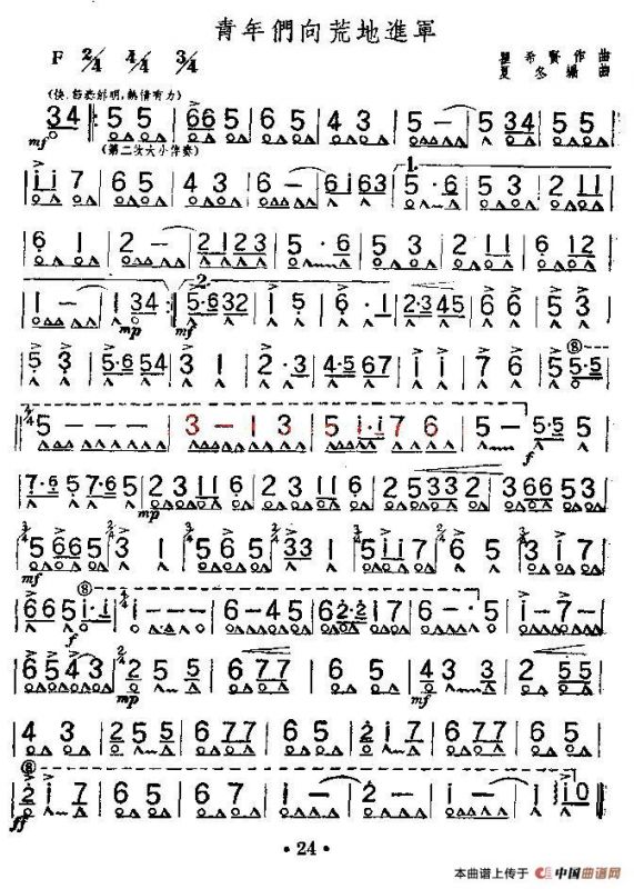 青年们向荒地进军