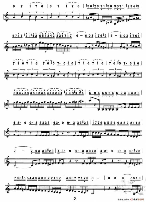 胜利（线简谱混排版）