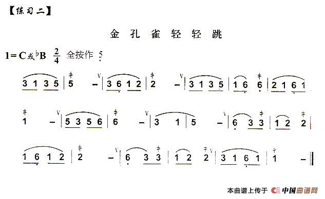 葫芦丝技巧练习之一：打音练习