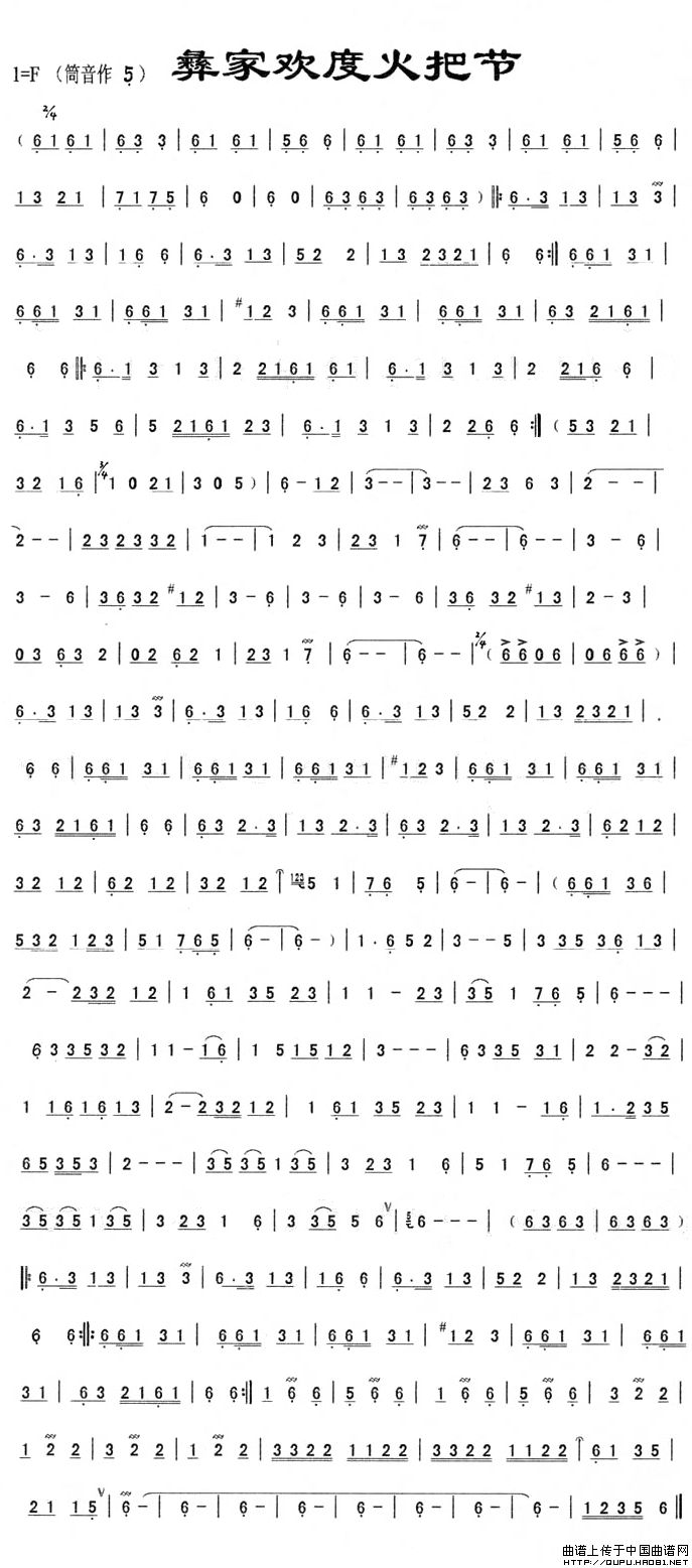 彝家欢度火把节