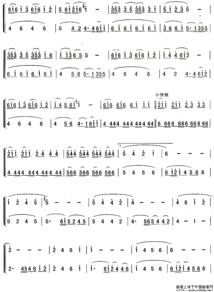 竹楼情思（葫芦丝二重奏）