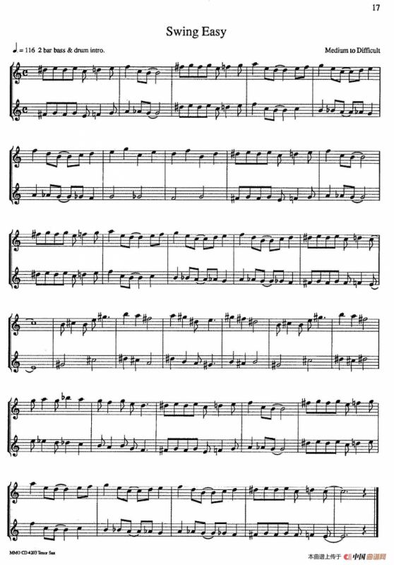 16首爵士二重奏：Swing Easy
