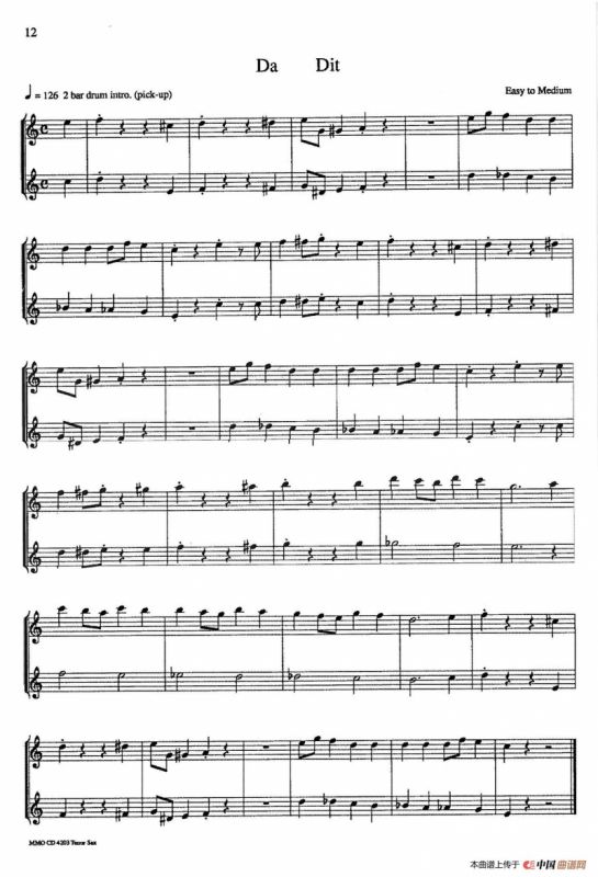 16首爵士二重奏：Da Dit