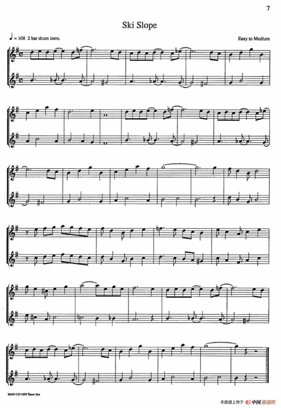 16首爵士二重奏：Ski Slope