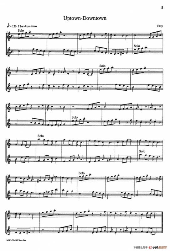 6首爵士二重奏：Uptown-Downtown