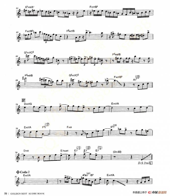 小林香织《Goledn Best》曲谱全集（PASSING LANE）