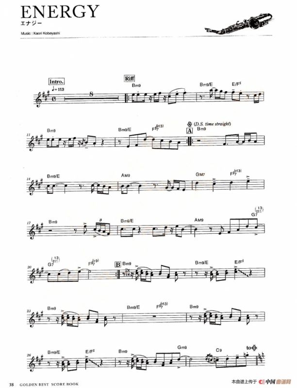 小林香织《Goledn Best》曲谱全集（ENERGY）