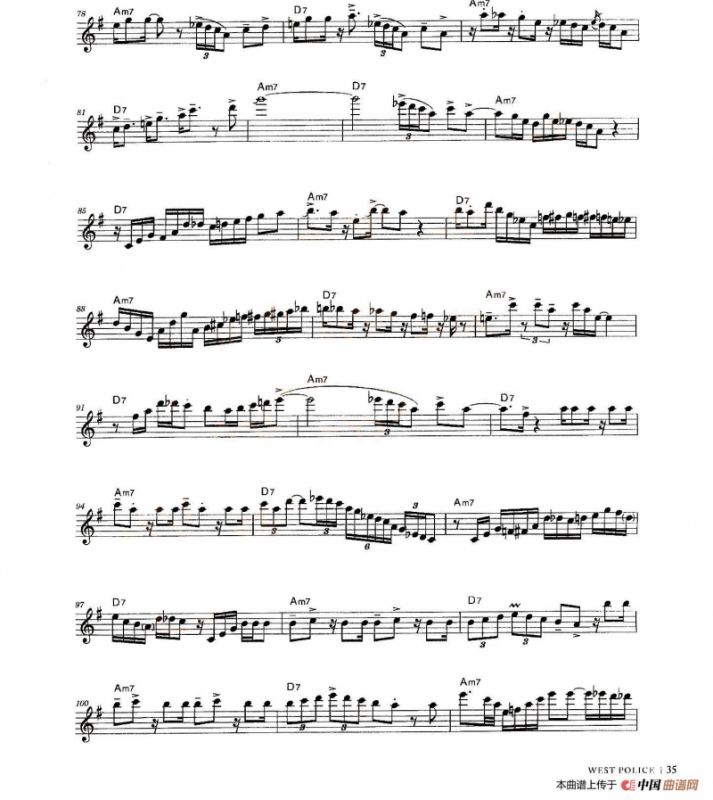 小林香织《Goledn Best》曲谱全集（WEST POLICE）