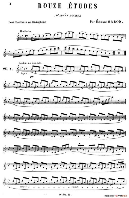 E.Sabon-12首练习曲（4）