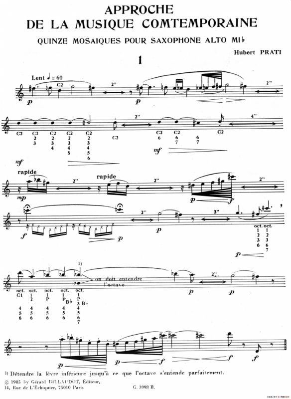 15首现代派练习曲（1）