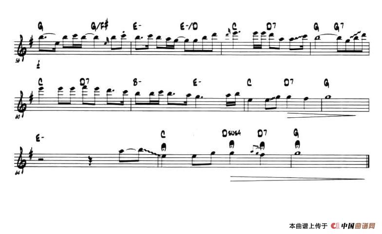 童话（第二中音萨克斯、爵士乐版）