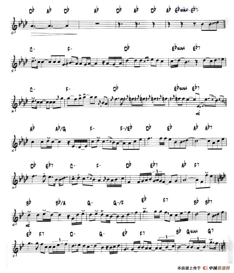 童话（第二次中音萨克斯、爵士乐版）