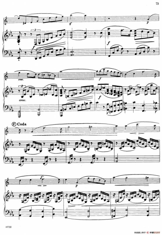 15首古典萨克斯独奏曲：15、Fantasy Piece（中音萨克斯+钢琴伴奏）