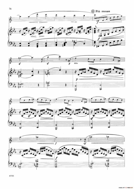 15首古典萨克斯独奏曲：15、Fantasy Piece（中音萨克斯+钢琴伴奏）