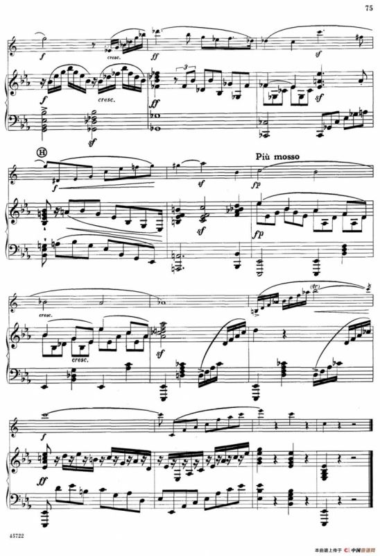 15首古典萨克斯独奏曲：15、Fantasy Piece（中音萨克斯+钢琴伴奏）