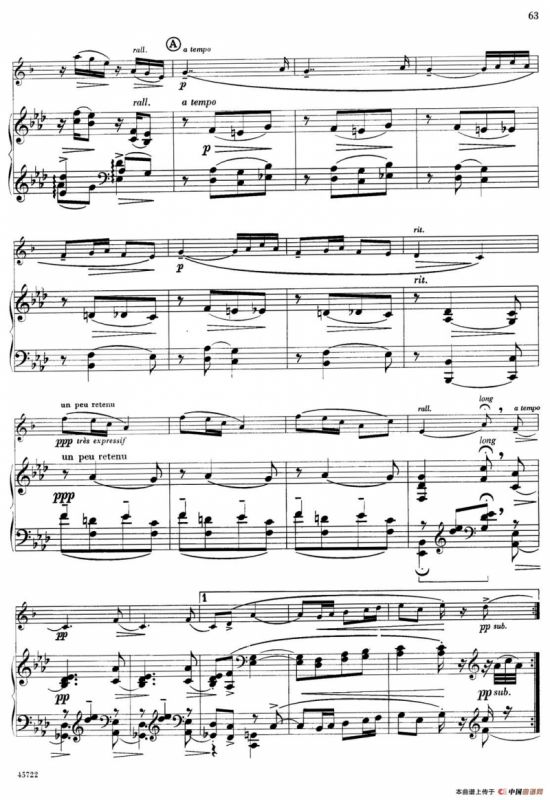 15首古典萨克斯独奏曲：14、sonatine（中音萨克斯+钢琴伴奏）