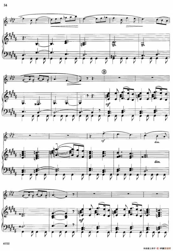 15首古典萨克斯独奏曲：12、The Old Castle（中音萨克斯+钢琴伴奏）