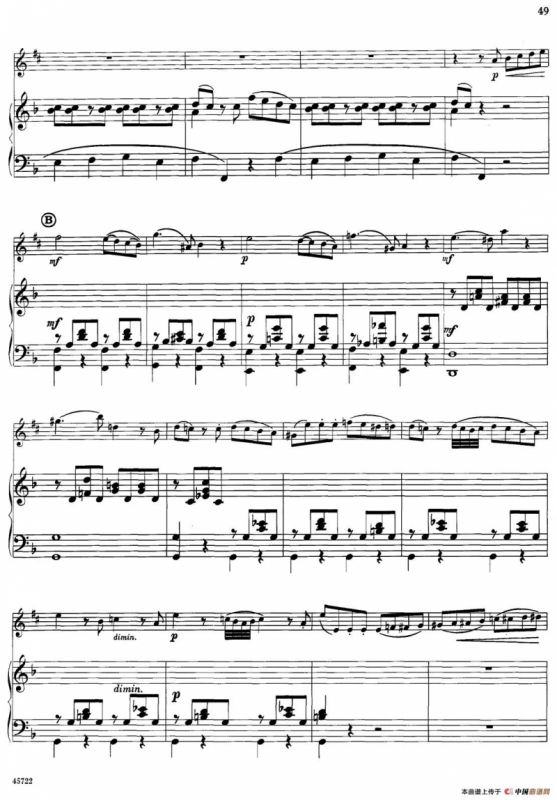 15首古典萨克斯独奏曲：11、Rondo in D（中音萨克斯+钢琴伴奏）