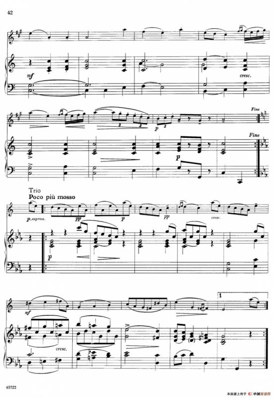 15首古典萨克斯独奏曲：9、Minuet（中音萨克斯+钢琴伴奏）