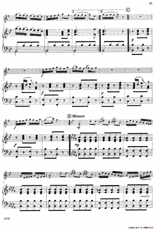 15首古典萨克斯独奏曲：8、Gypsy Rondo（中音萨克斯+钢琴伴奏）