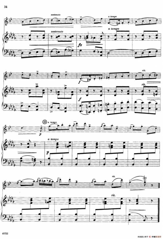 15首古典萨克斯独奏曲：7、Album-Leaf（中音萨克斯+钢琴伴奏）