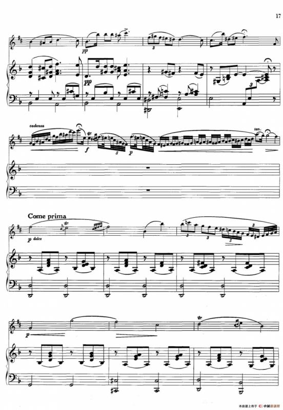 15首古典萨克斯独奏曲：3、Nocturne（中音萨克斯+钢琴伴奏）