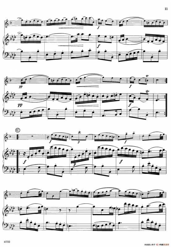 15首古典萨克斯独奏曲：2、Sicilienne and Allegro（中音萨克斯+钢琴伴奏）