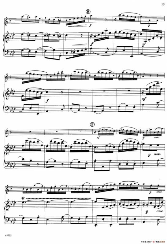 15首古典萨克斯独奏曲：2、Sicilienne and Allegro（中音萨克斯+钢琴伴奏）