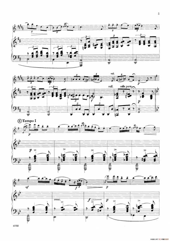 15首古典萨克斯独奏曲：1、Canzonetta（中音萨克斯+钢琴伴奏）