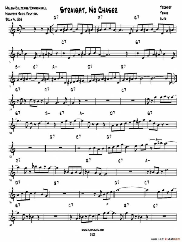 Straight，No Chaser