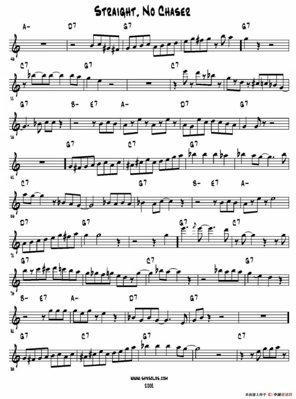 Straight，No Chaser