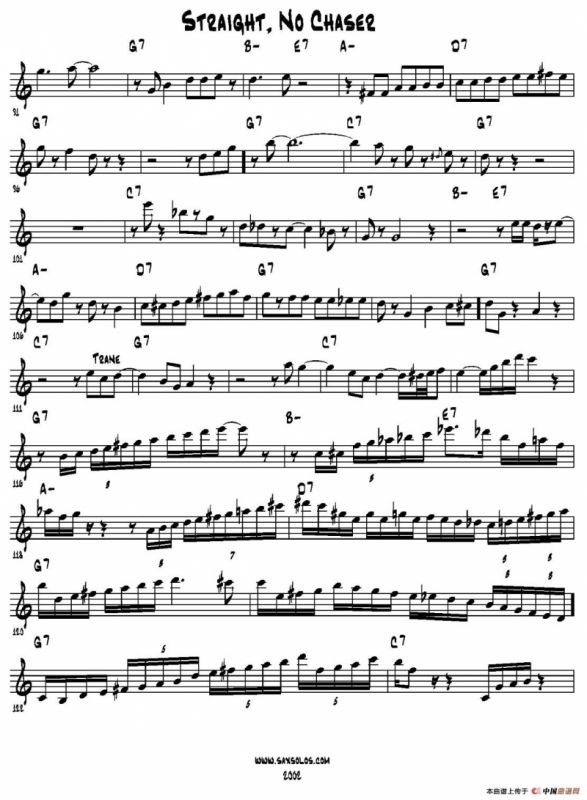 Straight，No Chaser