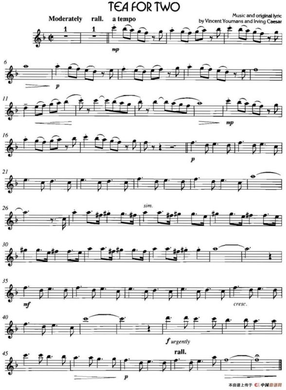 经典蓝调小品：Tea for Two