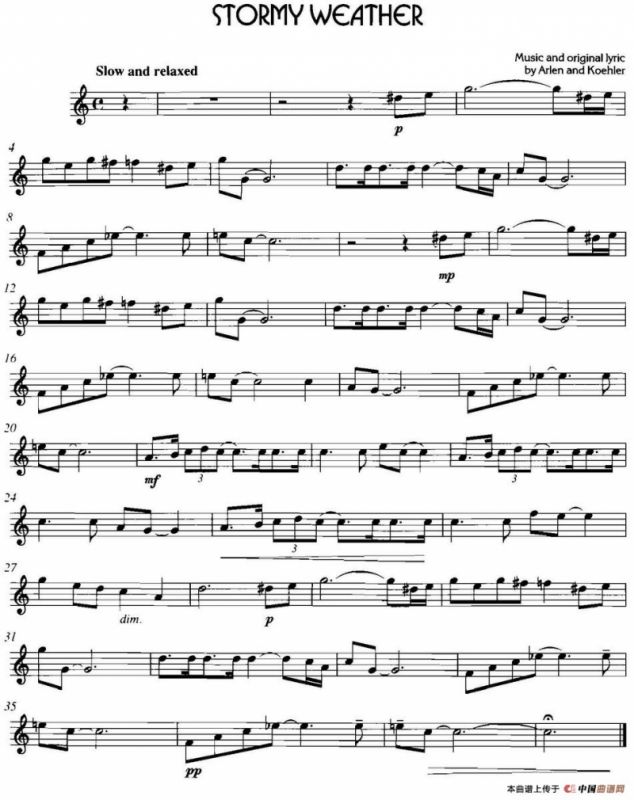 经典蓝调小品：Stormy Weather