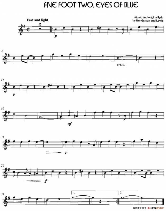 经典蓝调小品：Five Foot Two Eyes of Blue