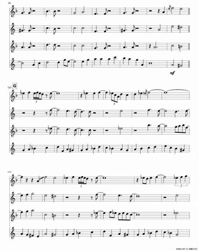 風の通り道（四重奏）