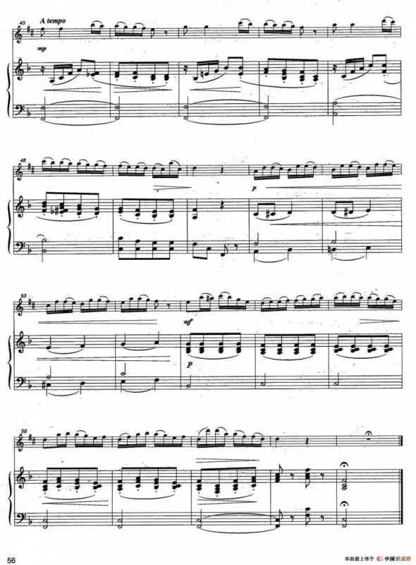 Allegretto（中音萨克所+钢琴伴奏）