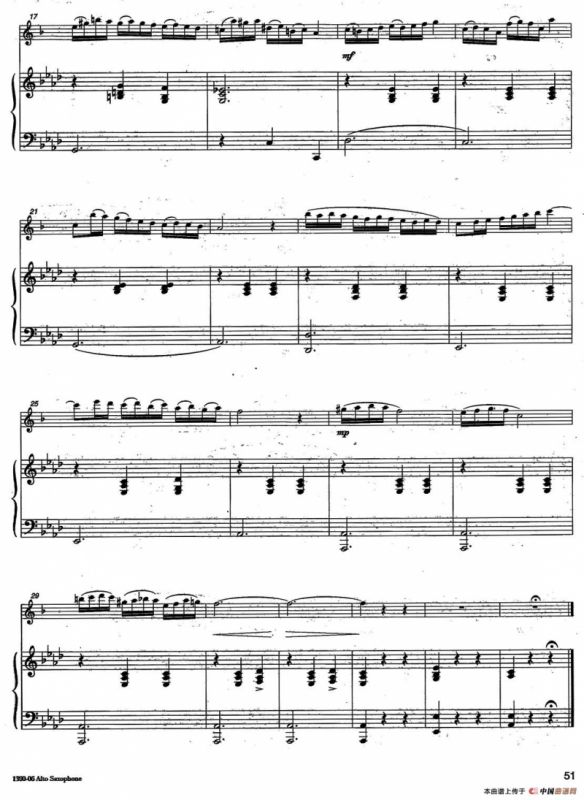 Allegro guisto（中音萨克所+钢琴伴奏）