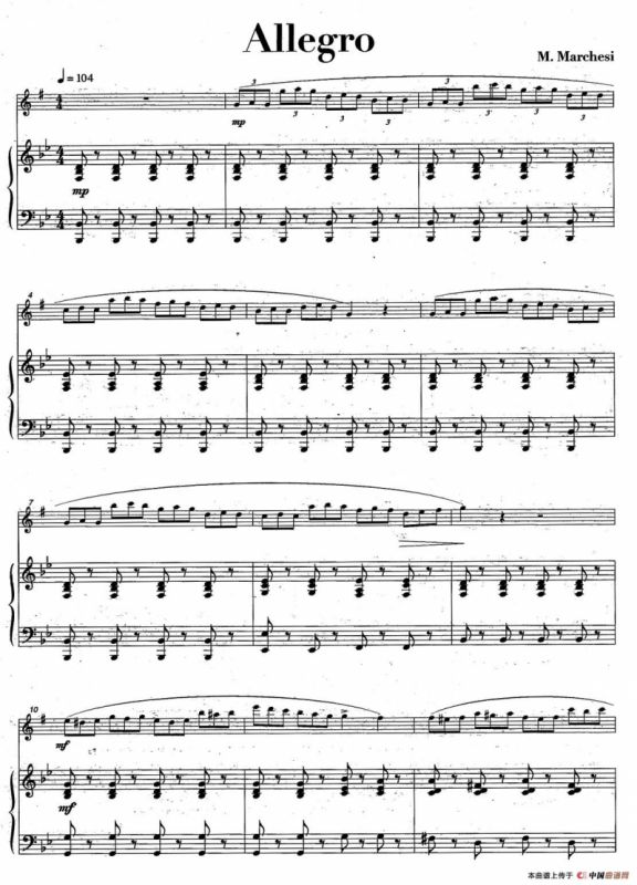 Allegro（中音萨克所+钢琴伴奏）