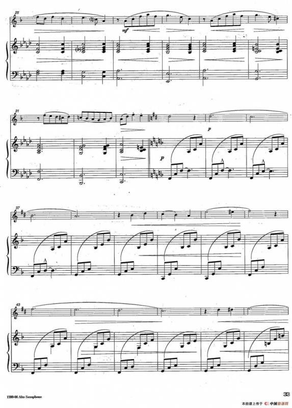 Legierro（中音萨克所+钢琴伴奏）