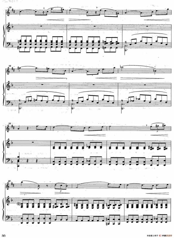 Andante（中音萨克所+钢琴伴奏、版本二）