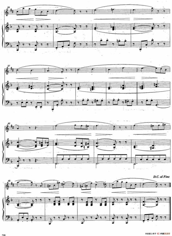 Allegro brillante（中音萨克所+钢琴伴奏）