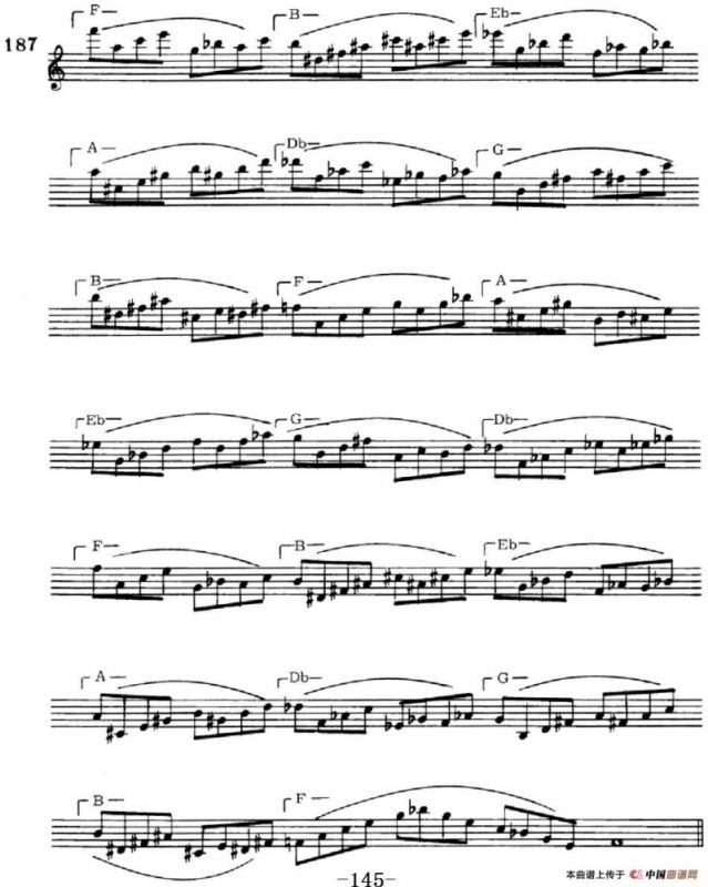 萨克斯演奏教程第六节（六音和弦-移调变奏）