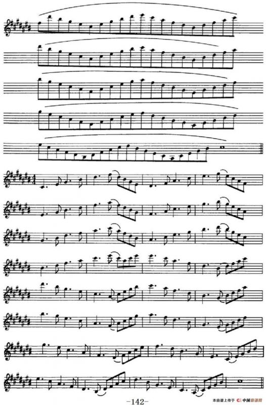 萨克斯演奏教程第六节（六音和弦-守调变奏）