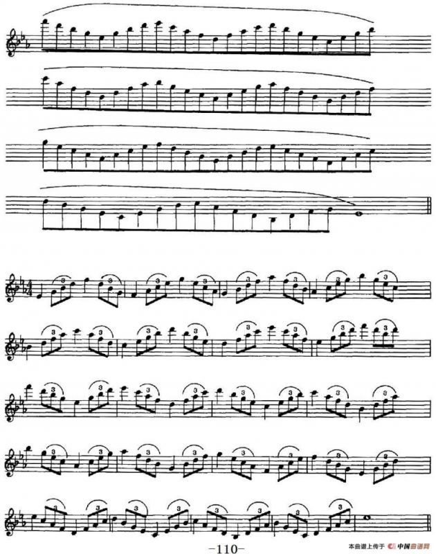 萨克斯演奏教程第五节（五音和弦-守调变奏）